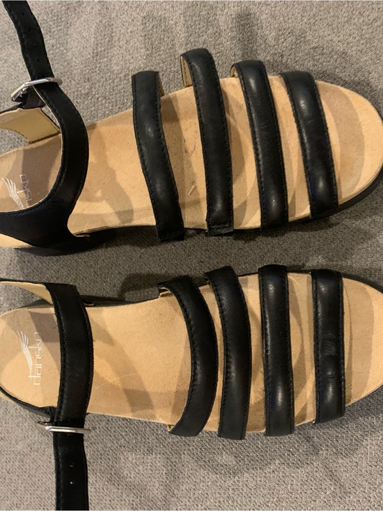 Dansko Shoes - New without Box Dansko Black Multi-Strap Leather Sandals
